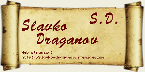 Slavko Draganov vizit kartica